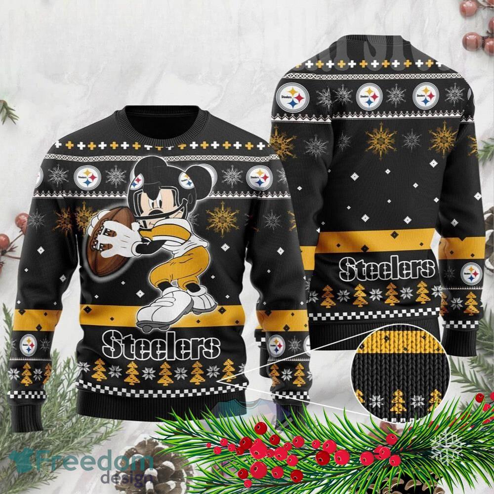 Mickey Cute Pittsburgh Steelers Disney Ugly Christmas Sweater For Men And  Women - Freedomdesign