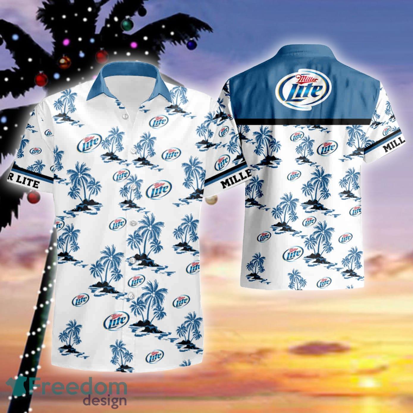 Milwaukee Brewers Tommy Bahama Summer Beach Hawaiian Shirt And Short