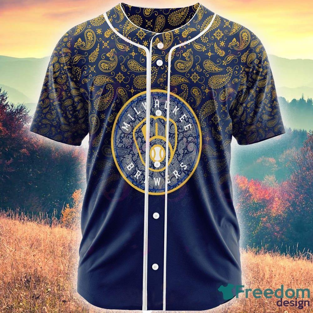 Milwaukee Brewers Design MLB Jersey Shirt Custom Number And Name For Men  And Women Gift Fans - Freedomdesign
