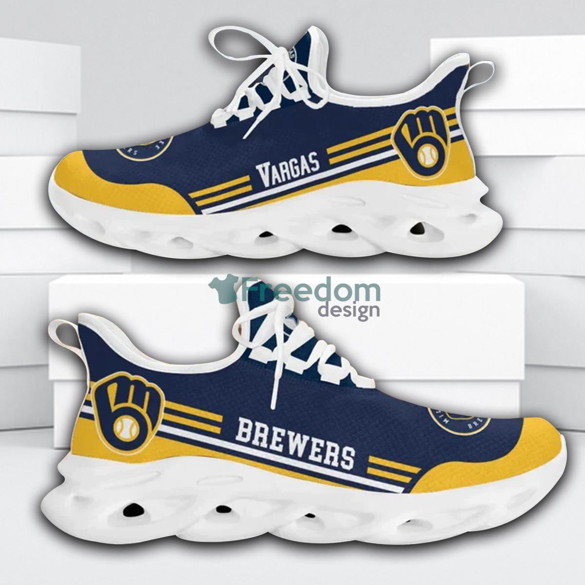 Milwaukee Brewers Team Max Soul Shoes Running Sneakers Product Photo 1