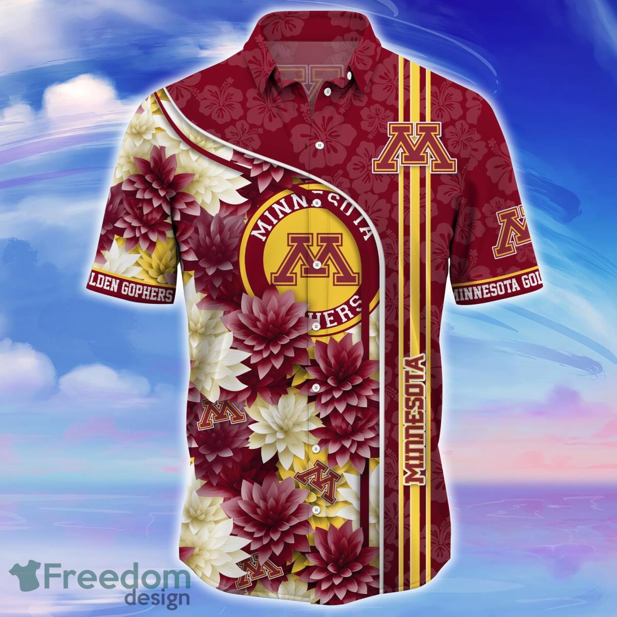 Minnesota Golden Gophers NCAA3 Hawaiian Shirt Star Pattern Best