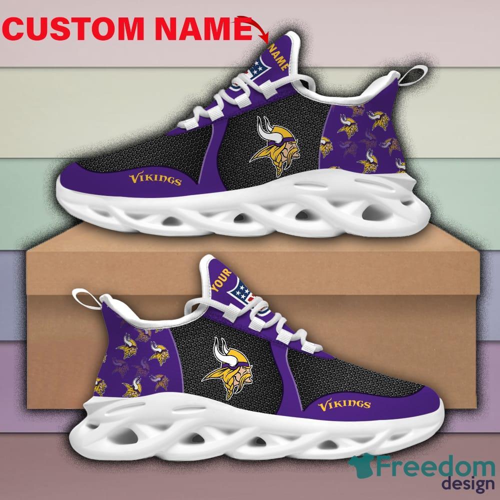 Minnesota Vikings Camo Camouflage Design Running Sneaker Max Soul Shoes  Gift For Men And Women - Freedomdesign