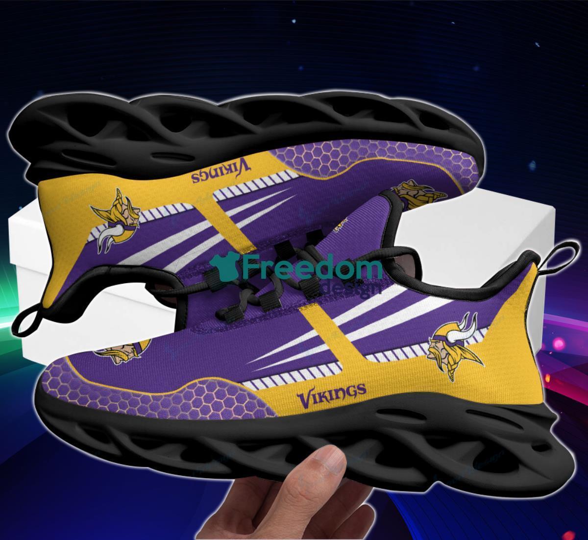 Minnesota Vikings Casual 3D Max Soul Shoes Running Shoes For Men And Women