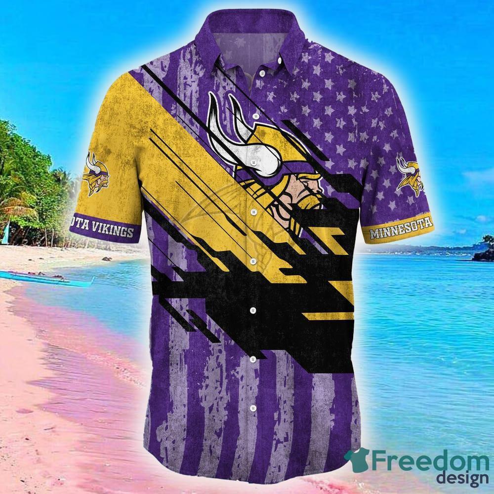 Minnesota Vikings NFL Custom Name Hawaiian Shirt For Men And Women Special  Gift For Real Fans - Freedomdesign