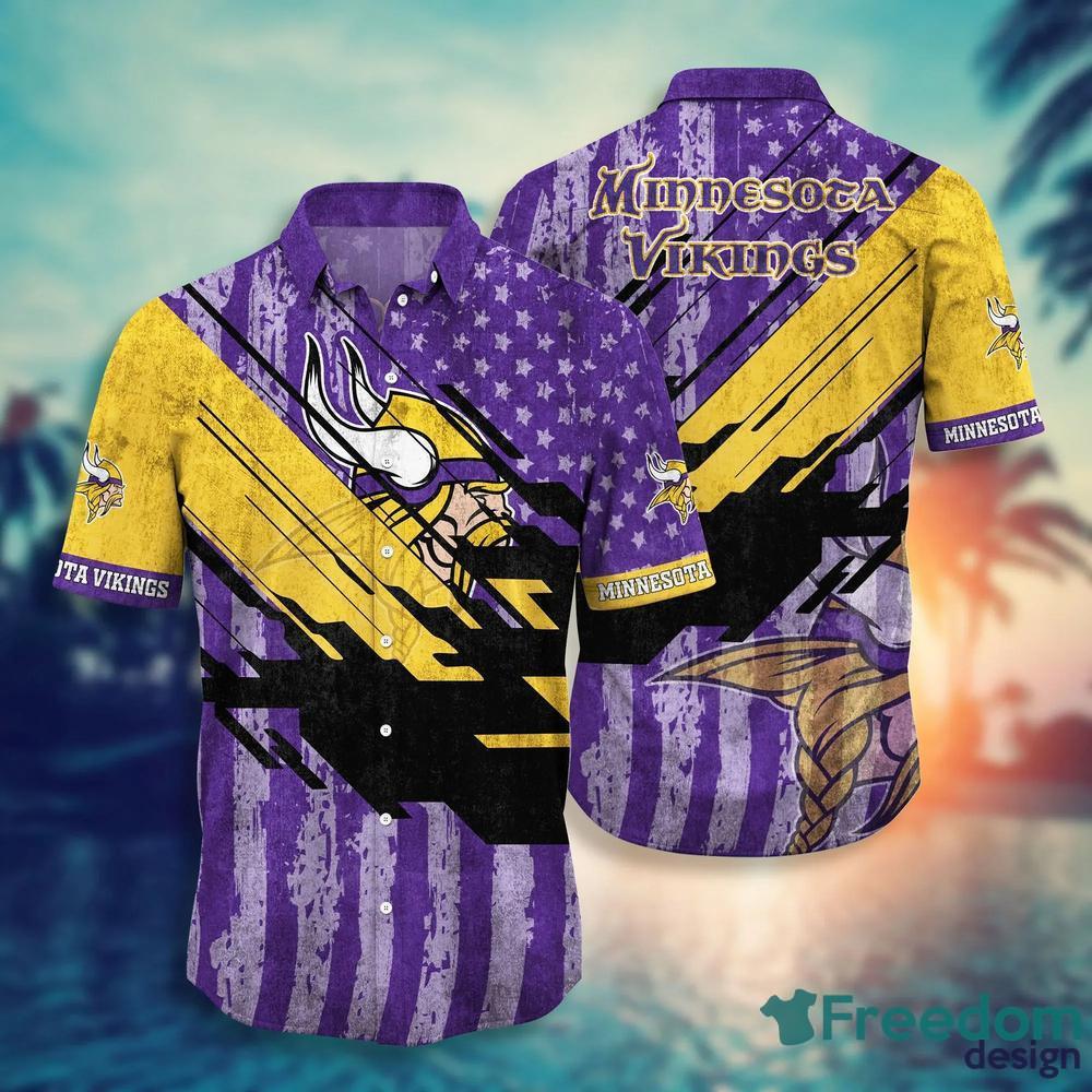 Minnesota Vikings 3D Hawaiian Shirt And Shorts For Men And Women