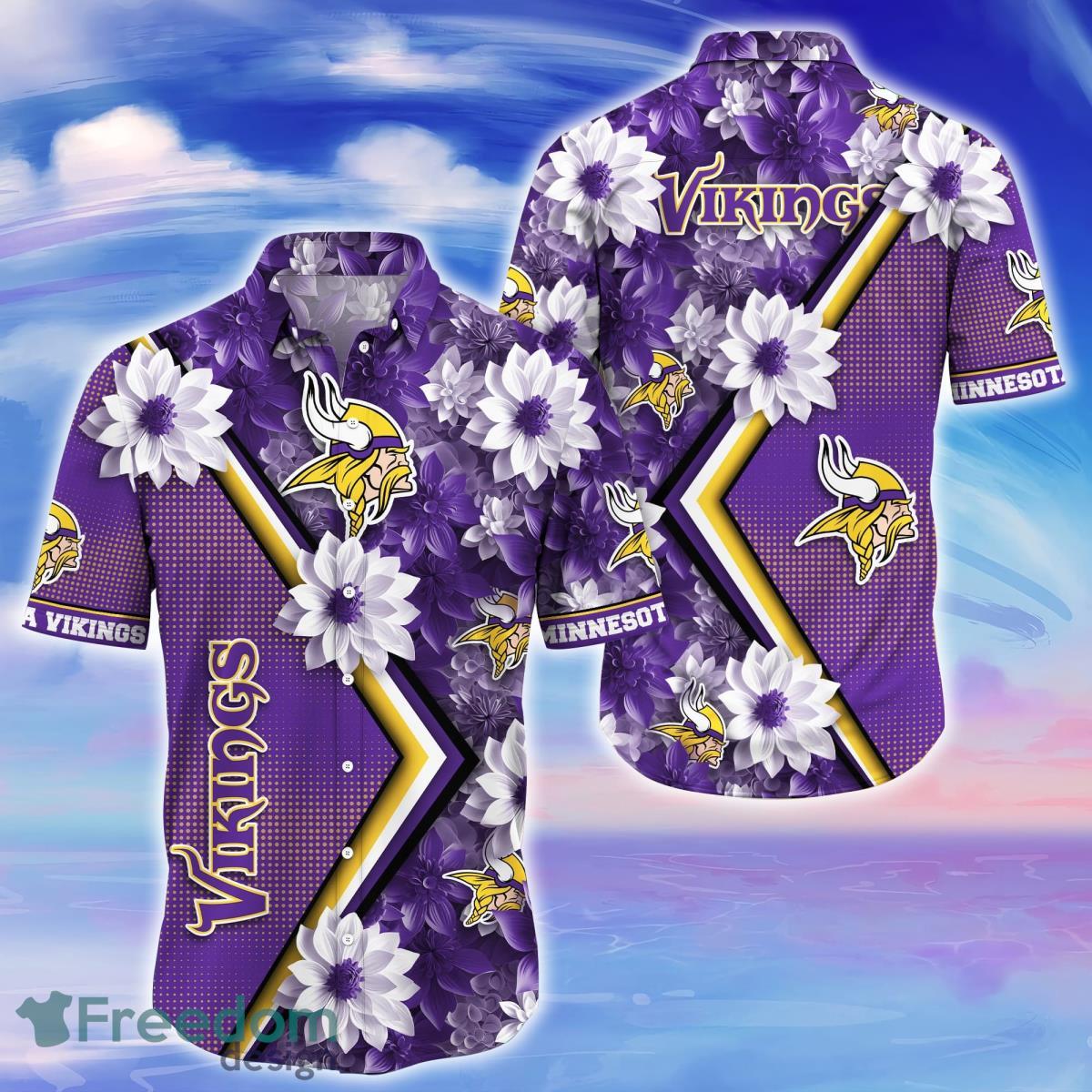 Minnesota Vikings Trending Hawaiian Shirt Gift For Fans - Freedomdesign