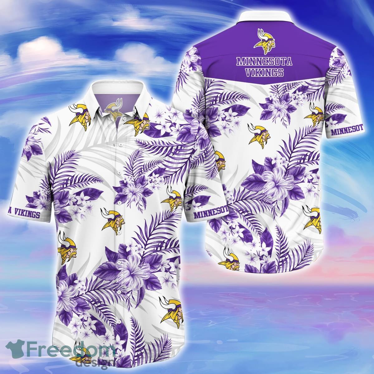 Minnesota Vikings Trending Hawaiian Shirt Gift For Real Fans Product Photo 1