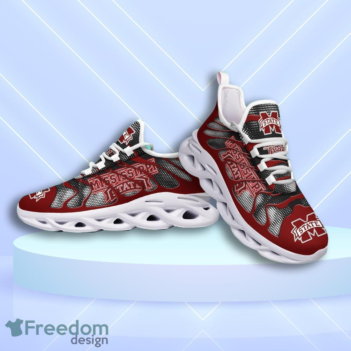 Mississippi State Bulldogs Logo Hole Background 3D Max Soul Shoes Product Photo 1