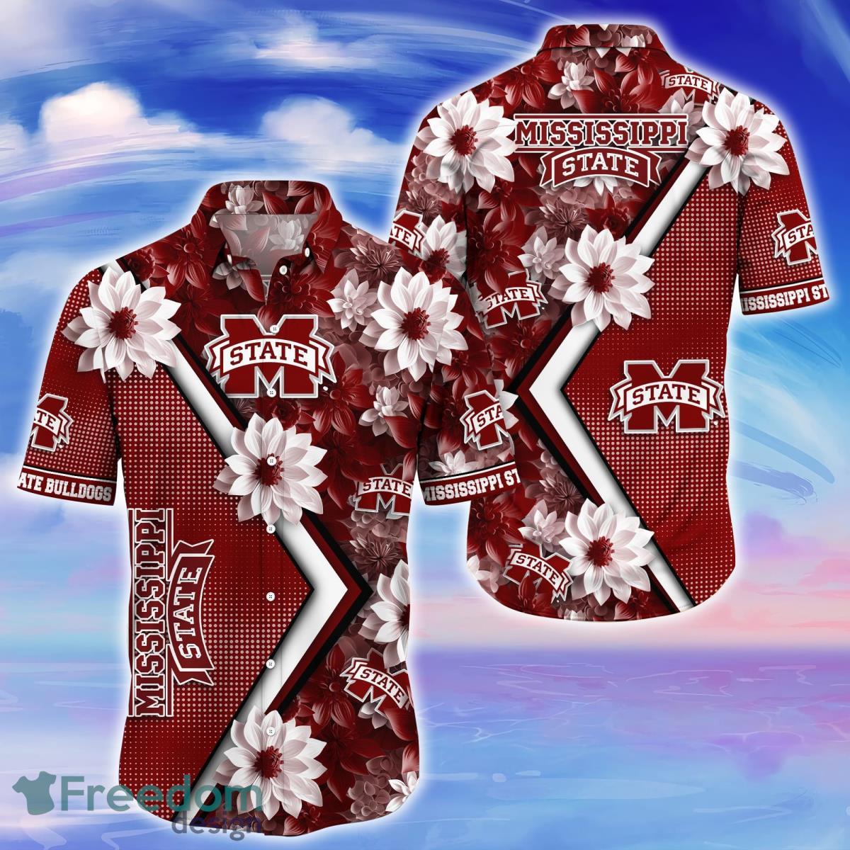 Mississippi State Bulldogs Trending Hawaiian Shirt Gift For Fans Product Photo 1