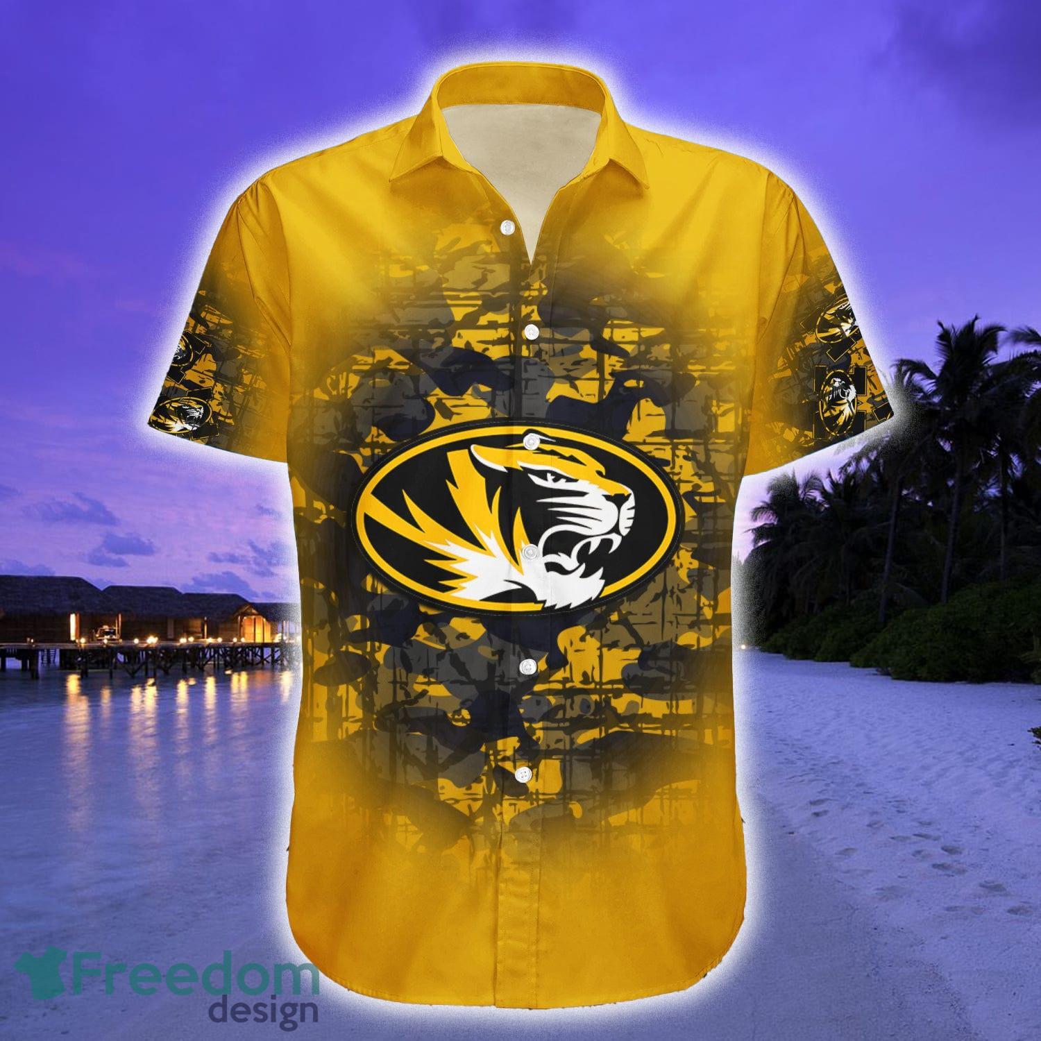 Personalized NCAA Missouri Tigers Custom Name Number Hawaiian Shirt - T- shirts Low Price