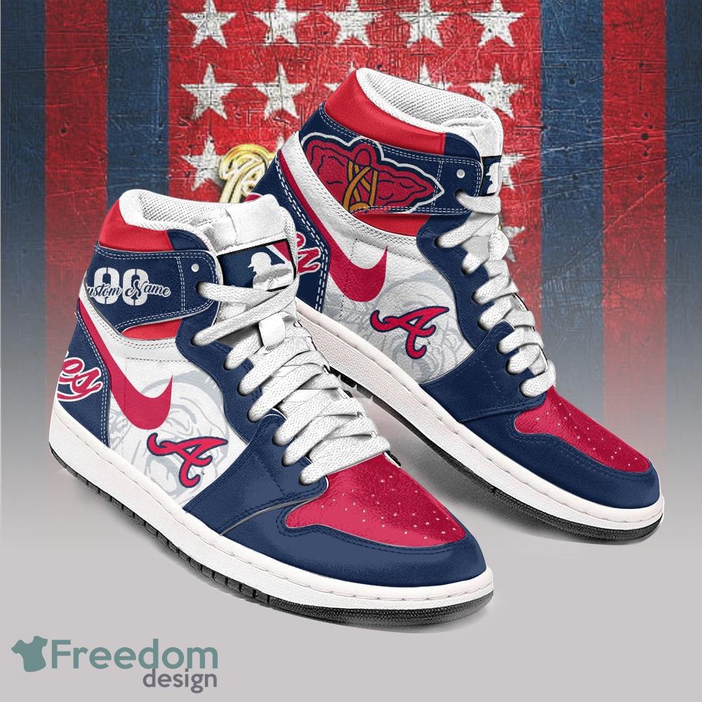 Atlanta Braves Personalized Premium Shoes Limited Edition AJ 11