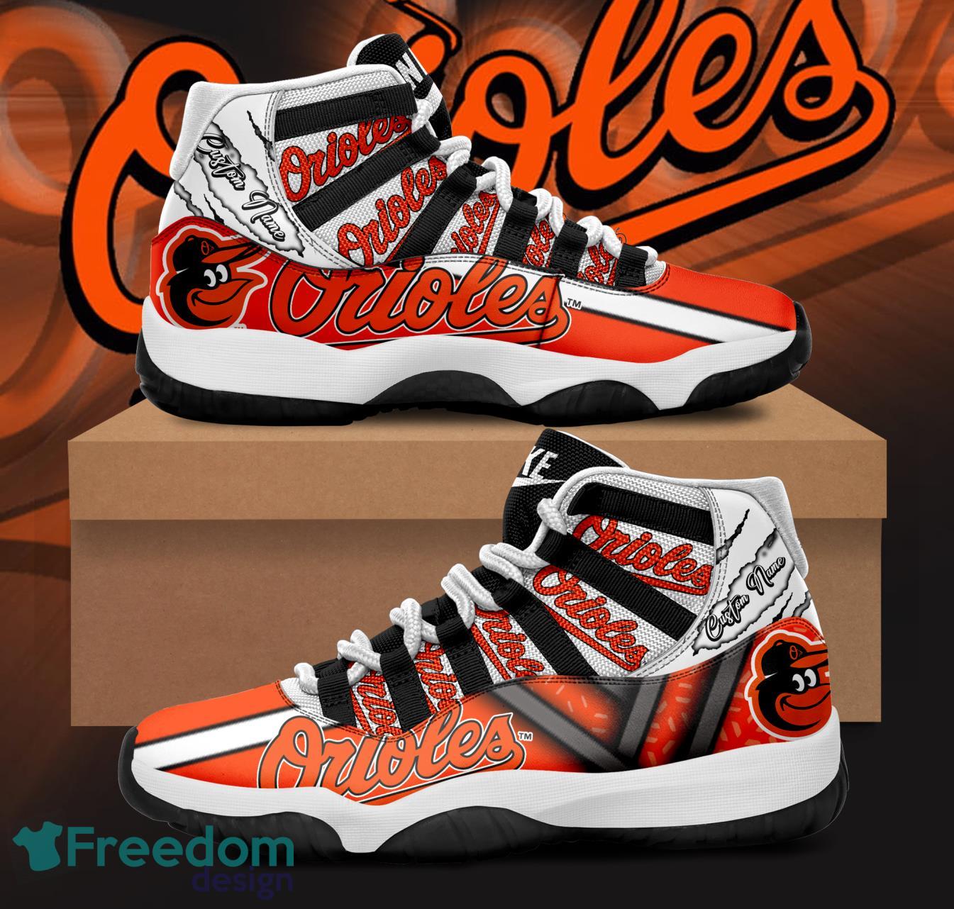 MLB Baltimore Orioles Air Jordan11 Shoes Product Photo 1