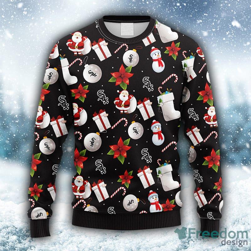 Christmas Gift Chicago White Sox Sport Fans 3D Ugly Christmas Sweater For  Men And Women