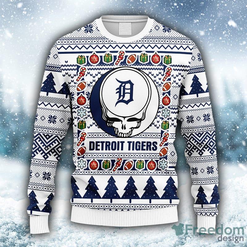 MLB Detroit Tigers Grateful Dead Fleece 3D Sweater For Men And