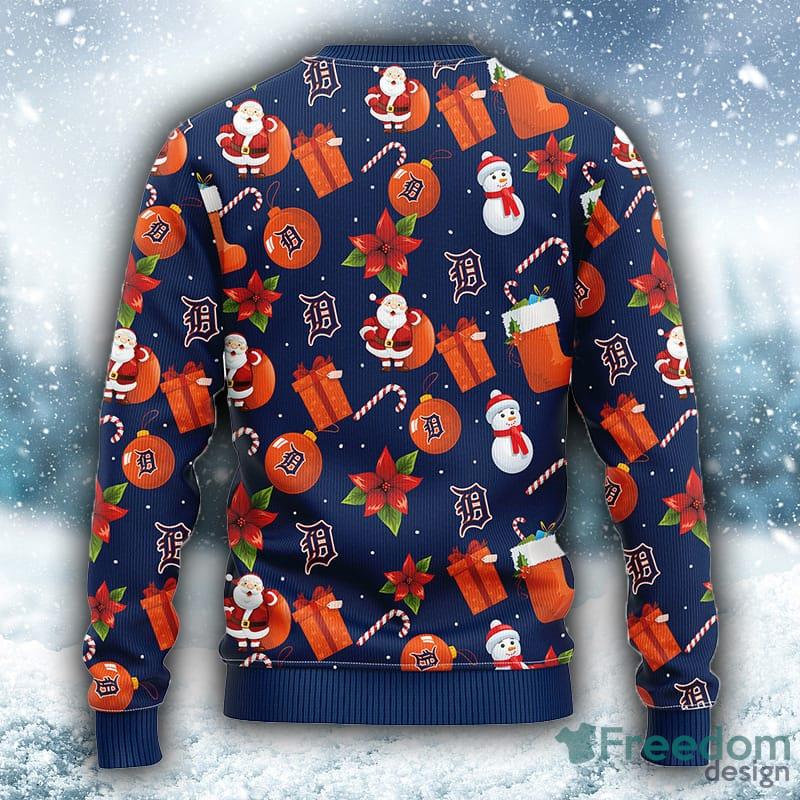 Personalized Detroit Tigers MLB Ugly Sweater 3D Gift For Men And