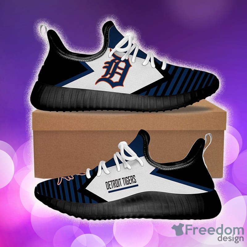 MLB Detroit Tigers Yeezy Shoes Design 4 Printed Sneakers Gift Men And Women  For Fans - Freedomdesign