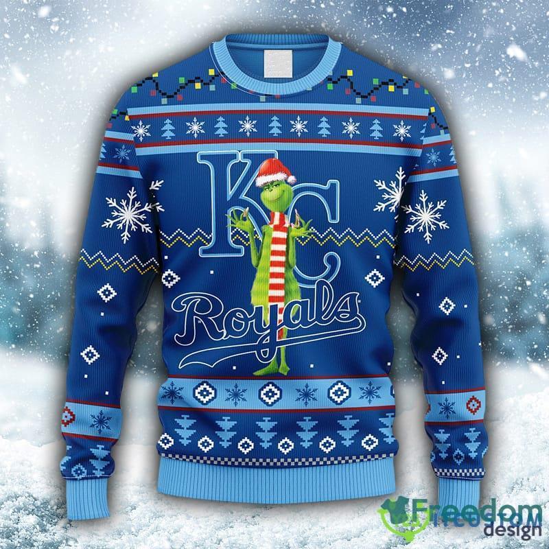 MLB Logo Kansas City Royals Grinch & Scooby-Doo Ugly Christmas