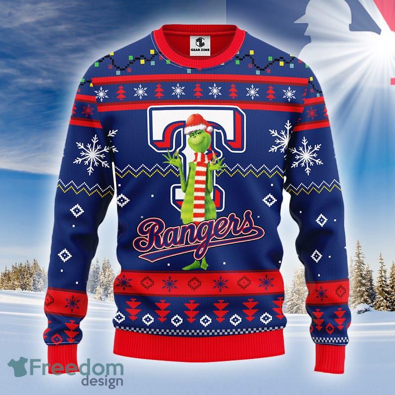 MLB Texas Rangers Print Funny Grinch Ugly Christmas Sweater - The Clothes  You'll Ever Need