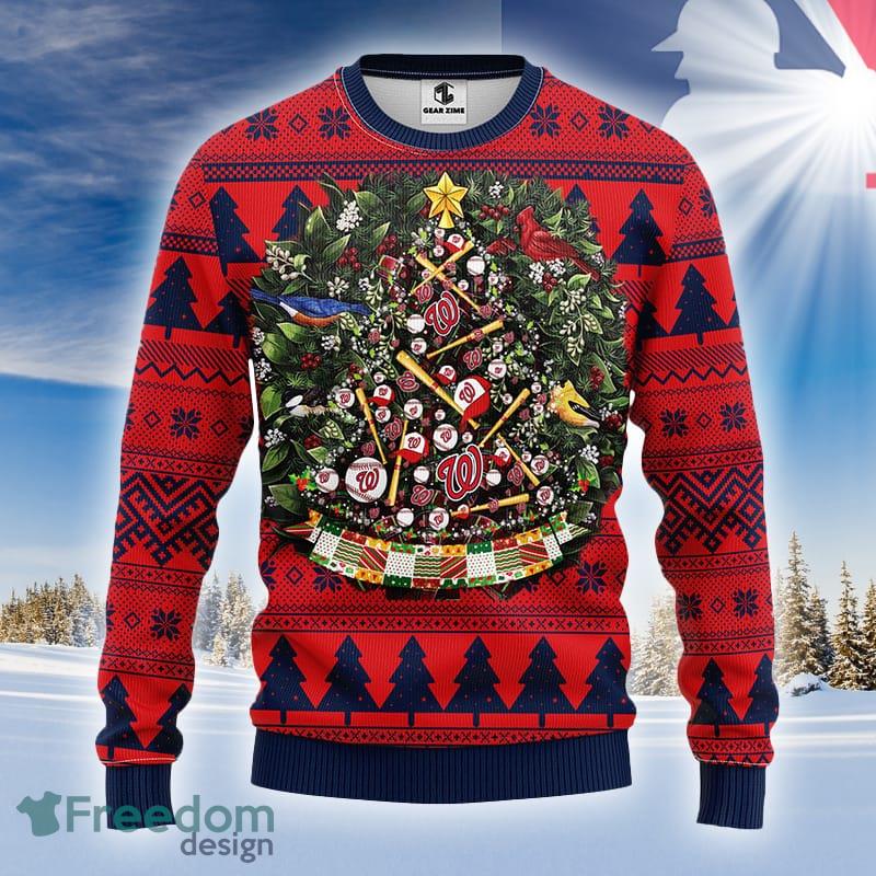 MLB Logo Washington Nationals Grateful Dead Ugly Christmas Sweater