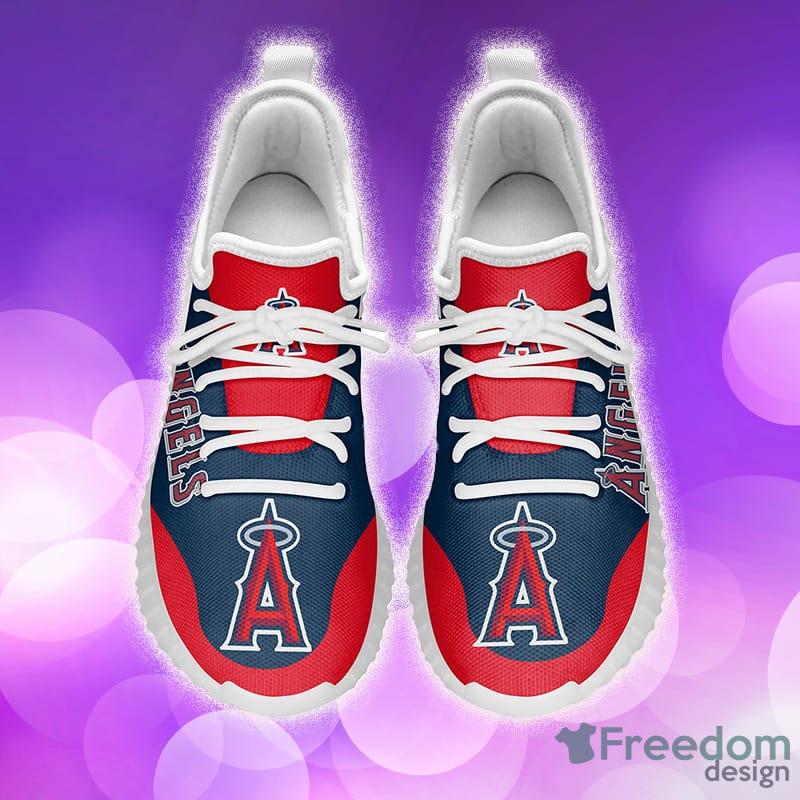 Los Angeles Angels Mlb Teams Runing Yeezy Sneakers Shoes