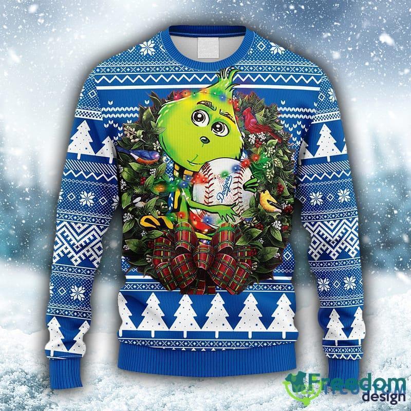 Los Angeles Dodgers 12 Grinch Xmas Day Ugly Sweater Gift For Christmas
