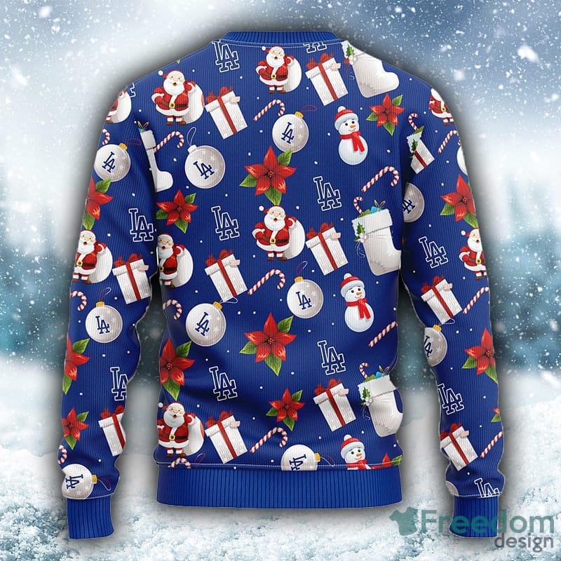 MLB Los Angeles Dodgers Santa Claus Snowman Christmas Ugly 3D Sweater For  Men And Women Gift Ugly Christmas - Freedomdesign