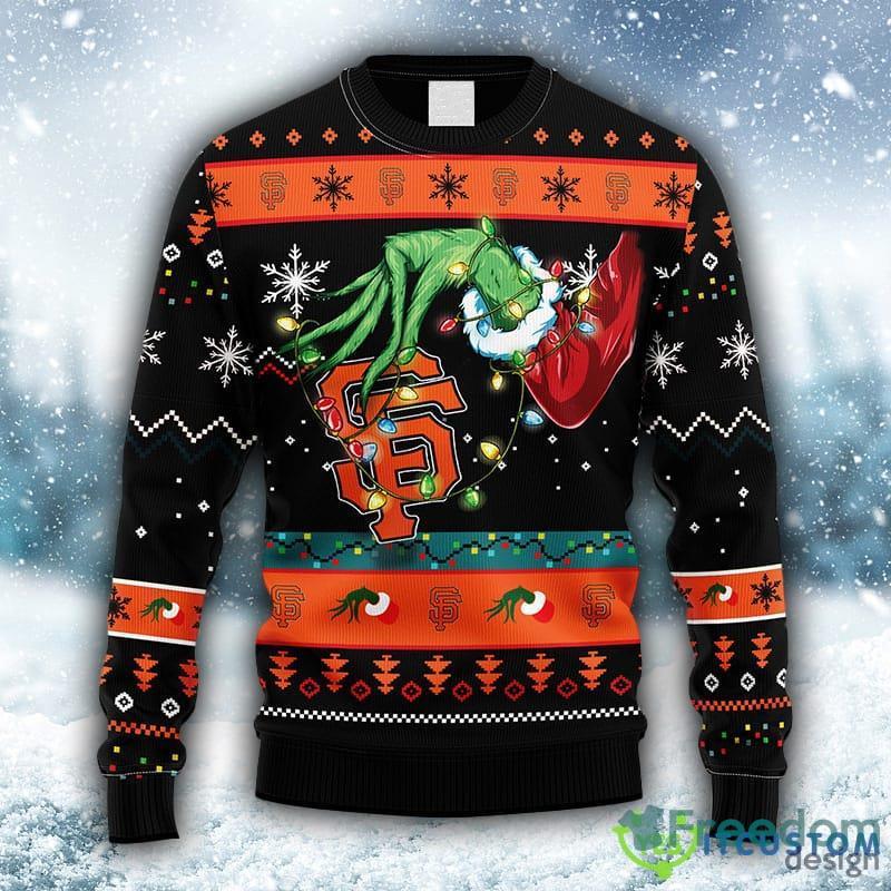 Detroit Lions Funny Grinch Christmas Ugly Sweater - Jomagift