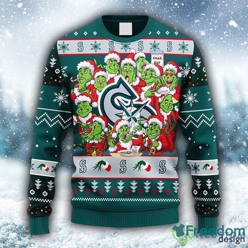 Boston Celtic Funny Grinch Ugly Christmas Sweater - Freedomdesign