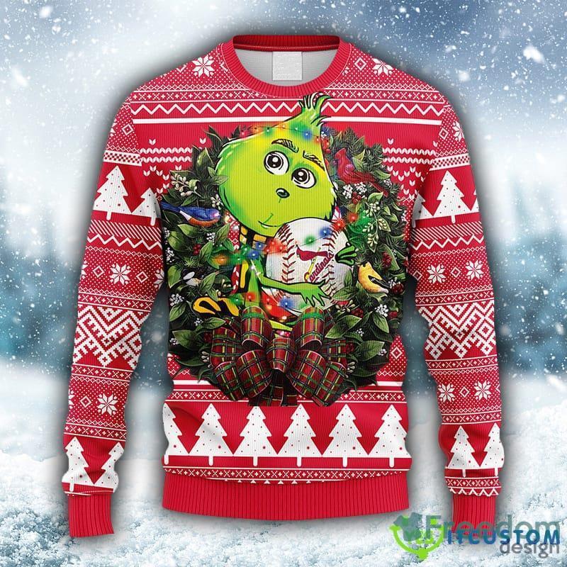 For NFL Fans Chicago Bears Grinch Hand Funny Christmas Gift Men And Women Ugly  Christmas Sweater - Freedomdesign