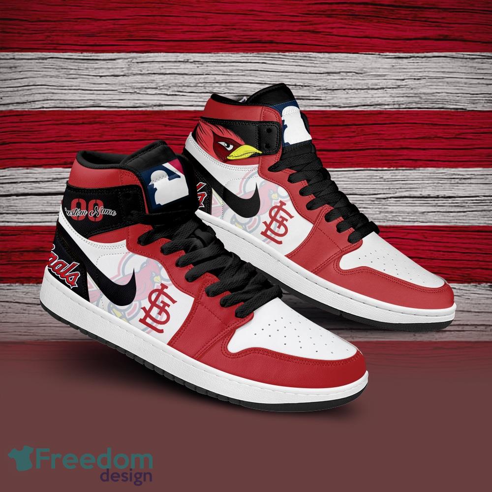 MLB St. Louis Cardinals Custom Name Air Jordan 13 Shoes V4
