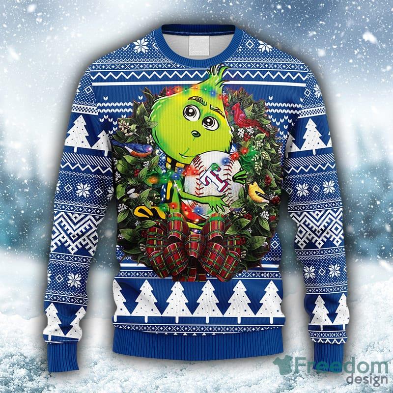 Christmas Gift MLB Texas Rangers Logo With Funny Grinch Men And Women Ugly  Christmas Sweater For Fans - Freedomdesign