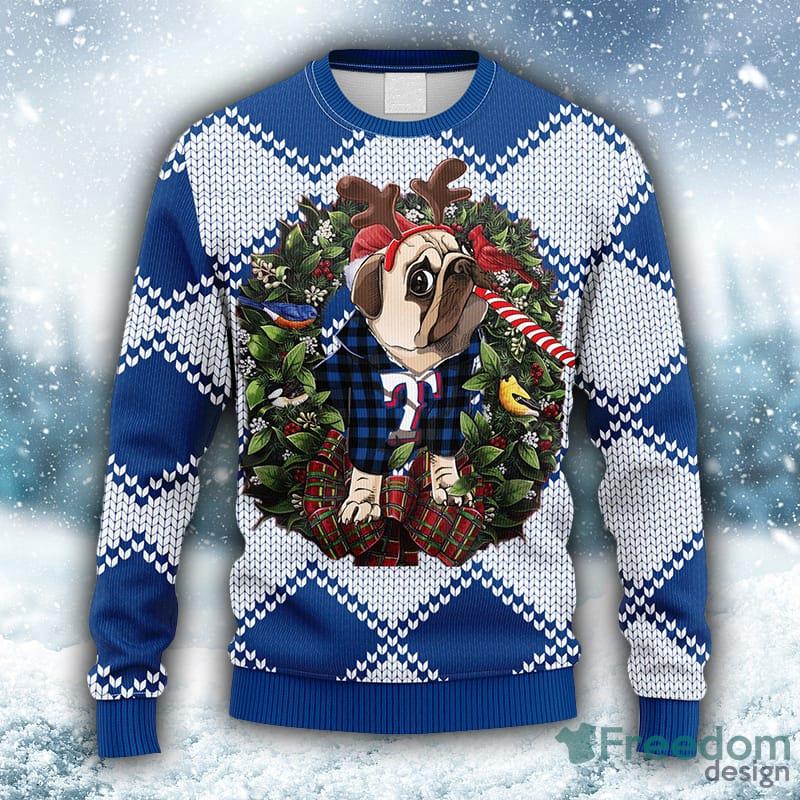 MLB Texas Rangers Pub Dog Christmas Ugly 3D Sweater For Men And Women Gift  Ugly Christmas - Freedomdesign