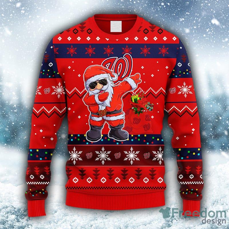 Washington Nationals Even Santa Claus Cheers For Christmas MLB Shirt For  Fans - Freedomdesign