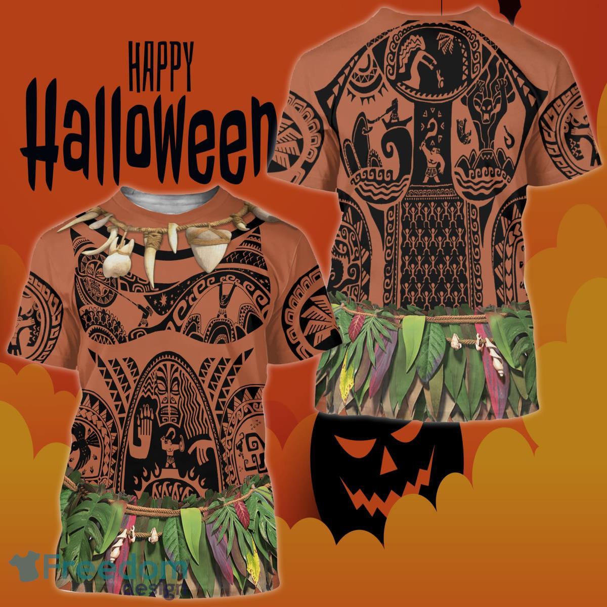 Moana Costume Halloween Cosplay 3D Shirt Product Photo 1