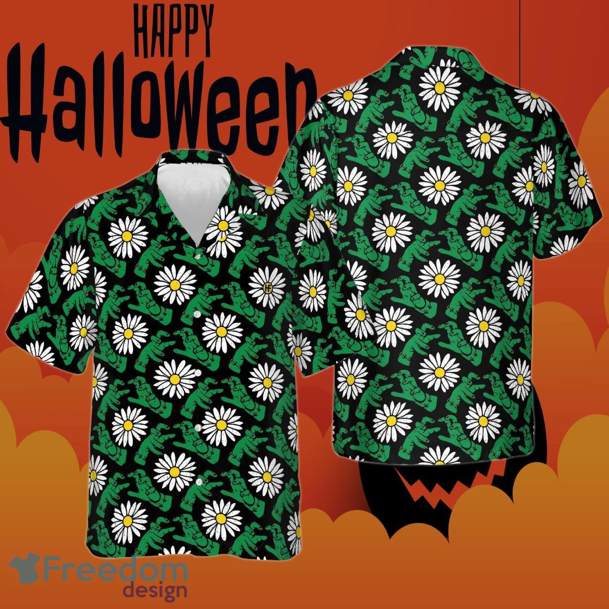 Monster Hands Daisies Flower Halloween Hawaiian Shirt For Men Women Product Photo 1