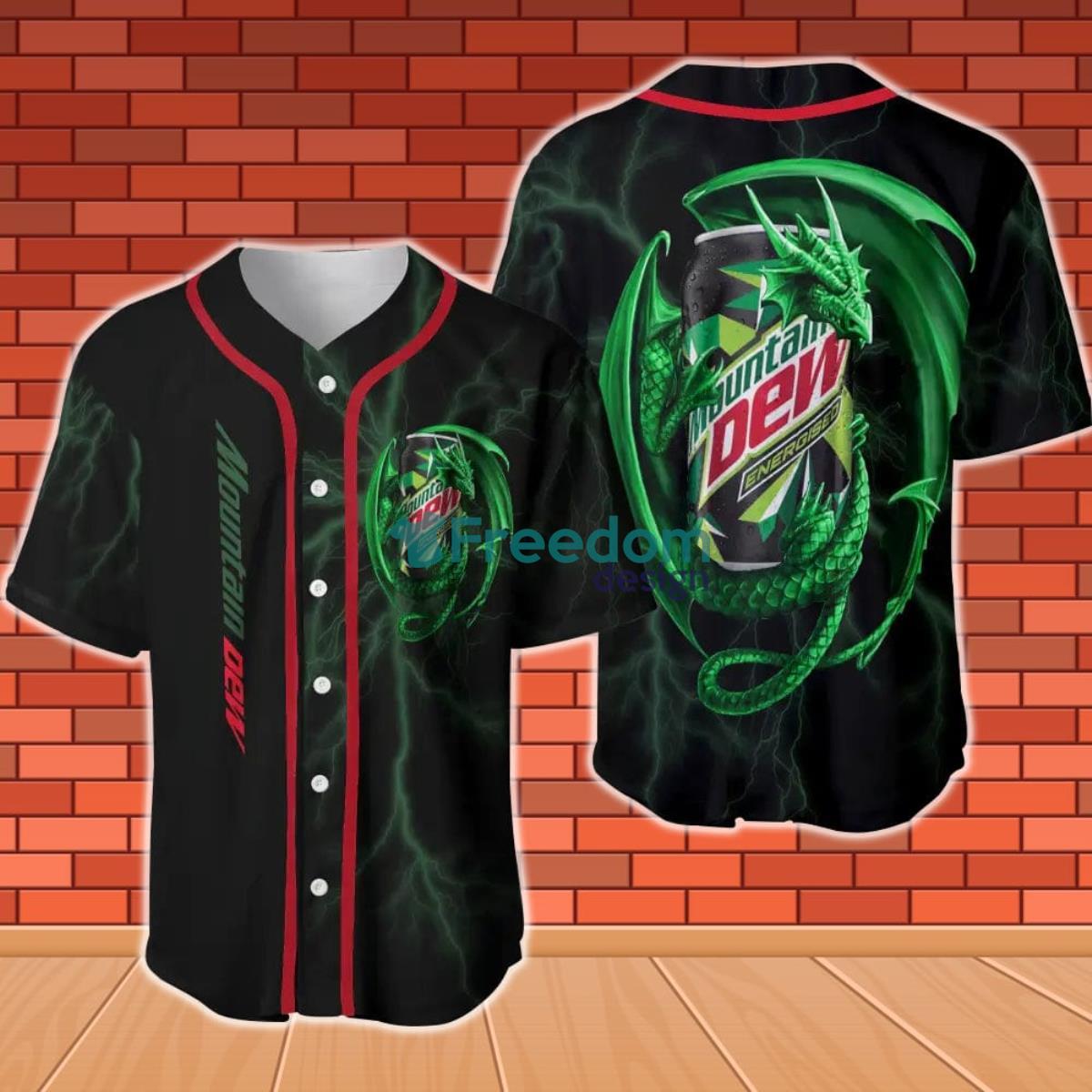 Mountain Dew Dragon Thunder Baseball Jersey Product Photo 1