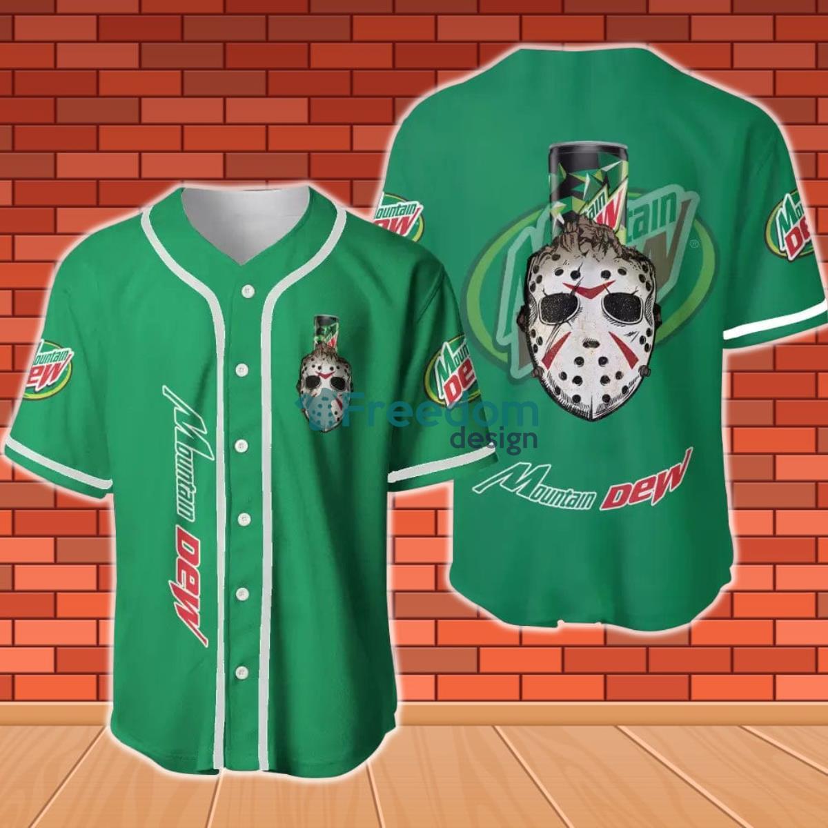 Mountain Dew Horror Halloween Baseball Jersey Product Photo 1