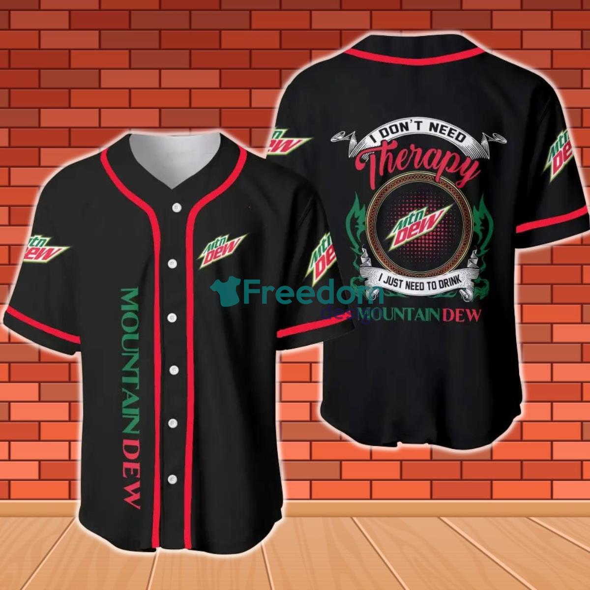 Mountain Dew Therapy Baseball Jersey Product Photo 1