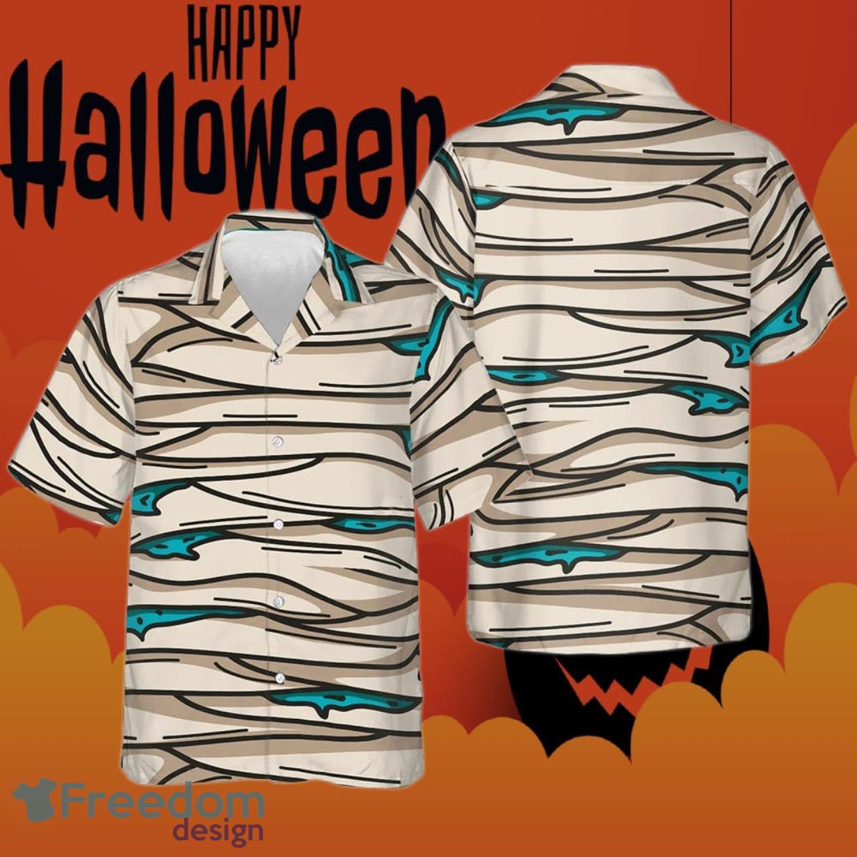 Mummy Costume Halloween Hawaiian Shirt Funny Themed Halloween Gift Ideas For Him Product Photo 1