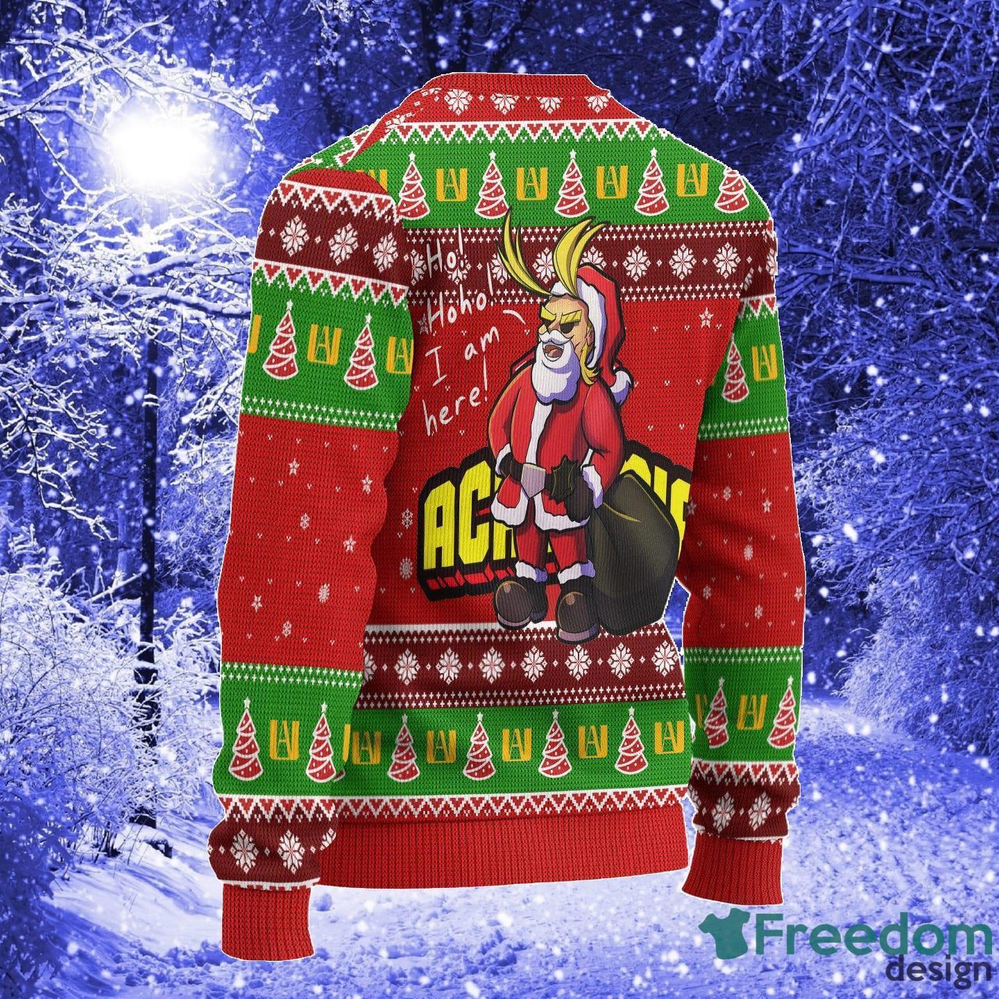 My Hero Academia Anime BNHA Xmas Women Mens Ugly Christmas Sweater image My Hero Academia Anime BNHA Xmas Women Mens Ugly Christmas Sweater - My Hero Academia Anime Ugly Christmas Sweater BNHA Xmas Gift_2