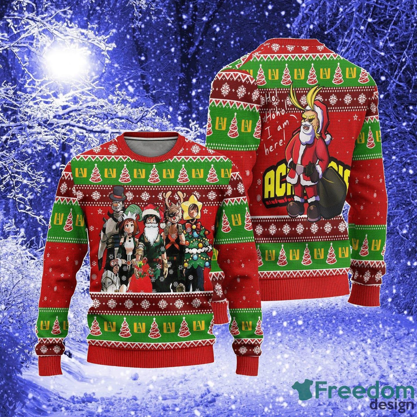 My Hero Academia Anime BNHA Xmas Women Mens Ugly Christmas Sweater - My Hero Academia Anime Ugly Christmas Sweater BNHA Xmas Gift_3 My Hero Academia Anime BNHA Xmas Women Mens Ugly Christmas Sweater - My Hero Academia Anime Ugly Christmas Sweater BNHA Xmas Gift_3