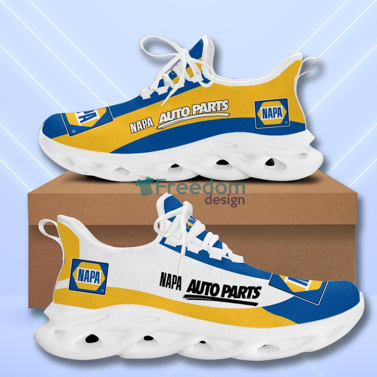 Napa Auto Parts Max Soul Sneakers Unique Shoes For Men Women Product Photo 2