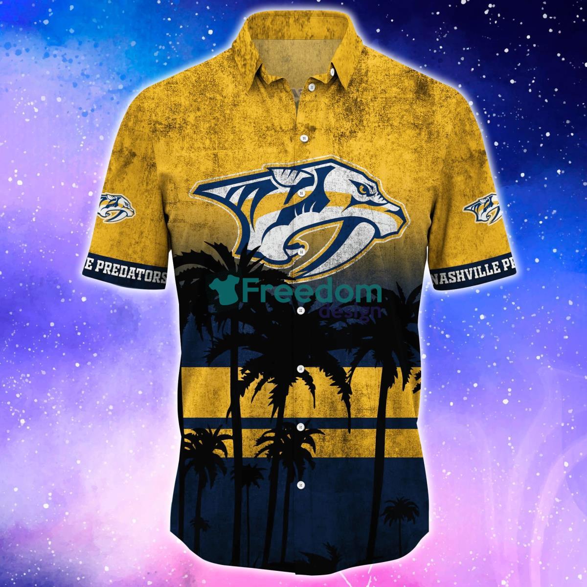 Nashville Predators NHL Trending Hawaiian Shirt And Shorts For Fans Product Photo 2