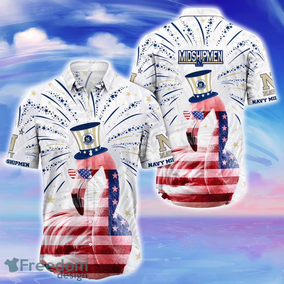 Navy Midshipmen Trending Hawaiian Shirt Gift For Men Women Product Photo 1