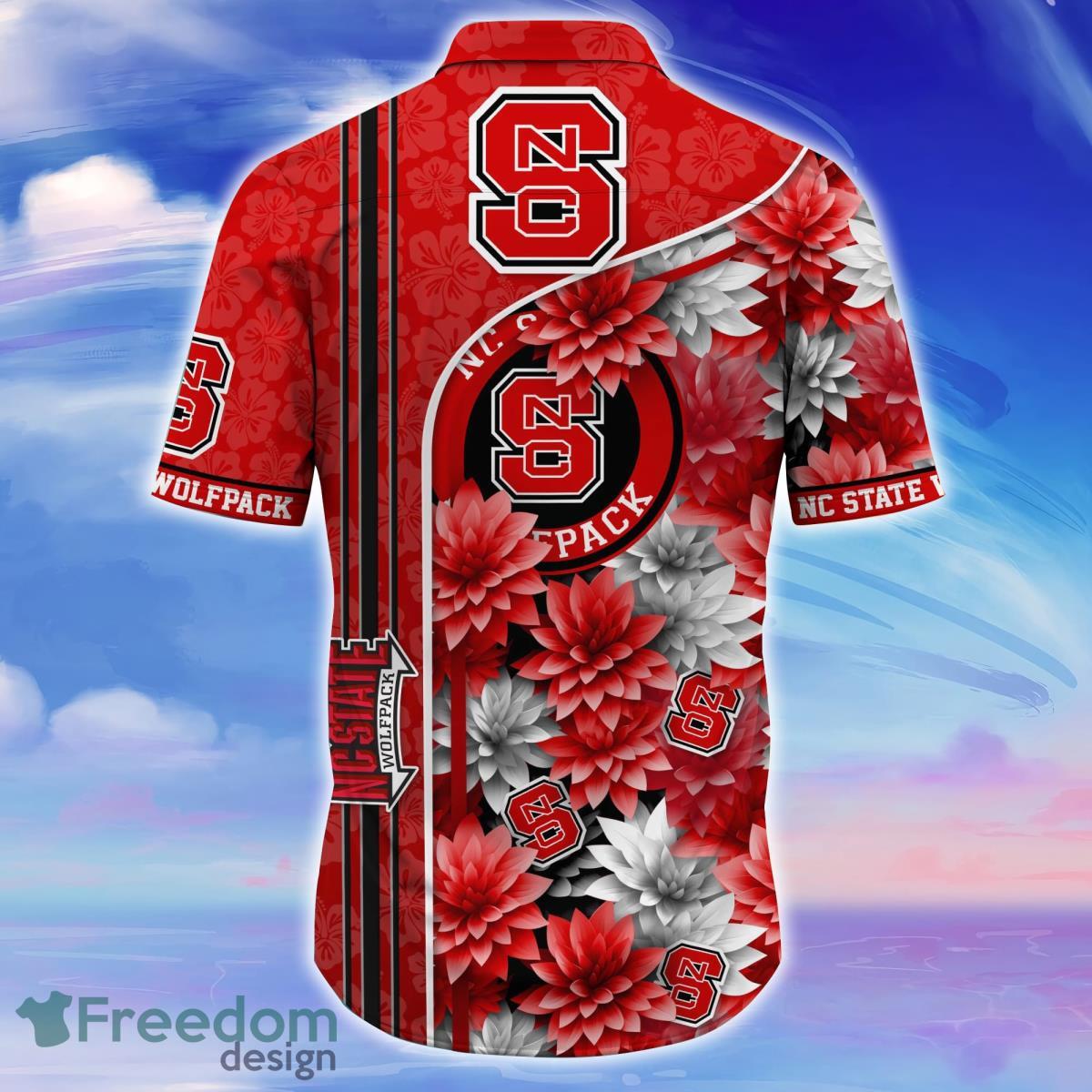 TRENDING] NC State Wolfpack Summer Hawaiian Shirt, With Tropical