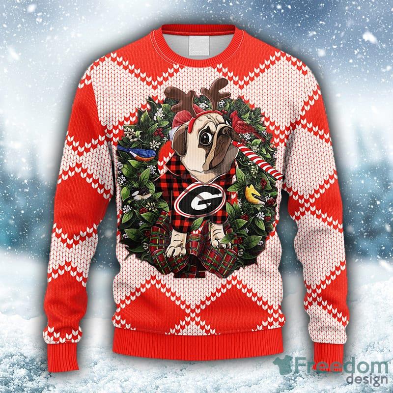 NFL Atlanta Falcons Pub Dog Christmas Ugly 3D Sweater For Men And