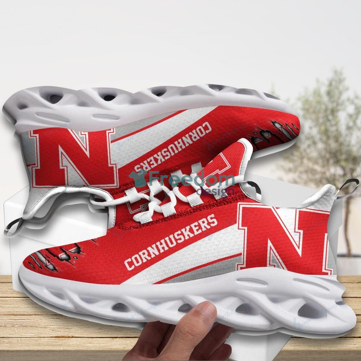 Nebraska Cornhuskers Team Max Soul Shoes Running Sneakers For Men Women Product Photo 1