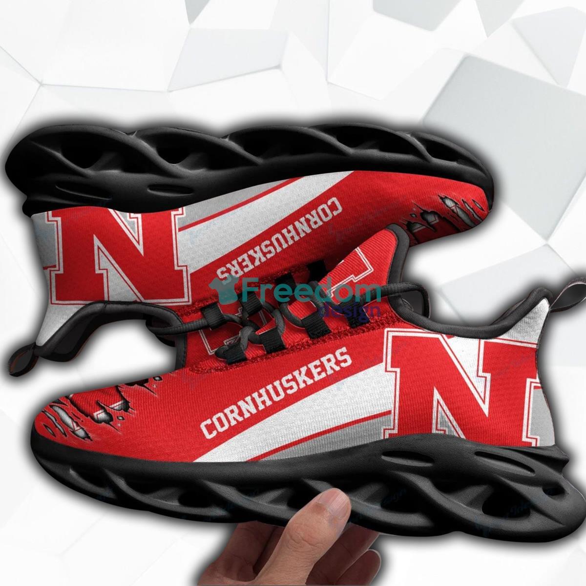 Nebraska Cornhuskers Team Max Soul Shoes Running Sneakers Product Photo 1