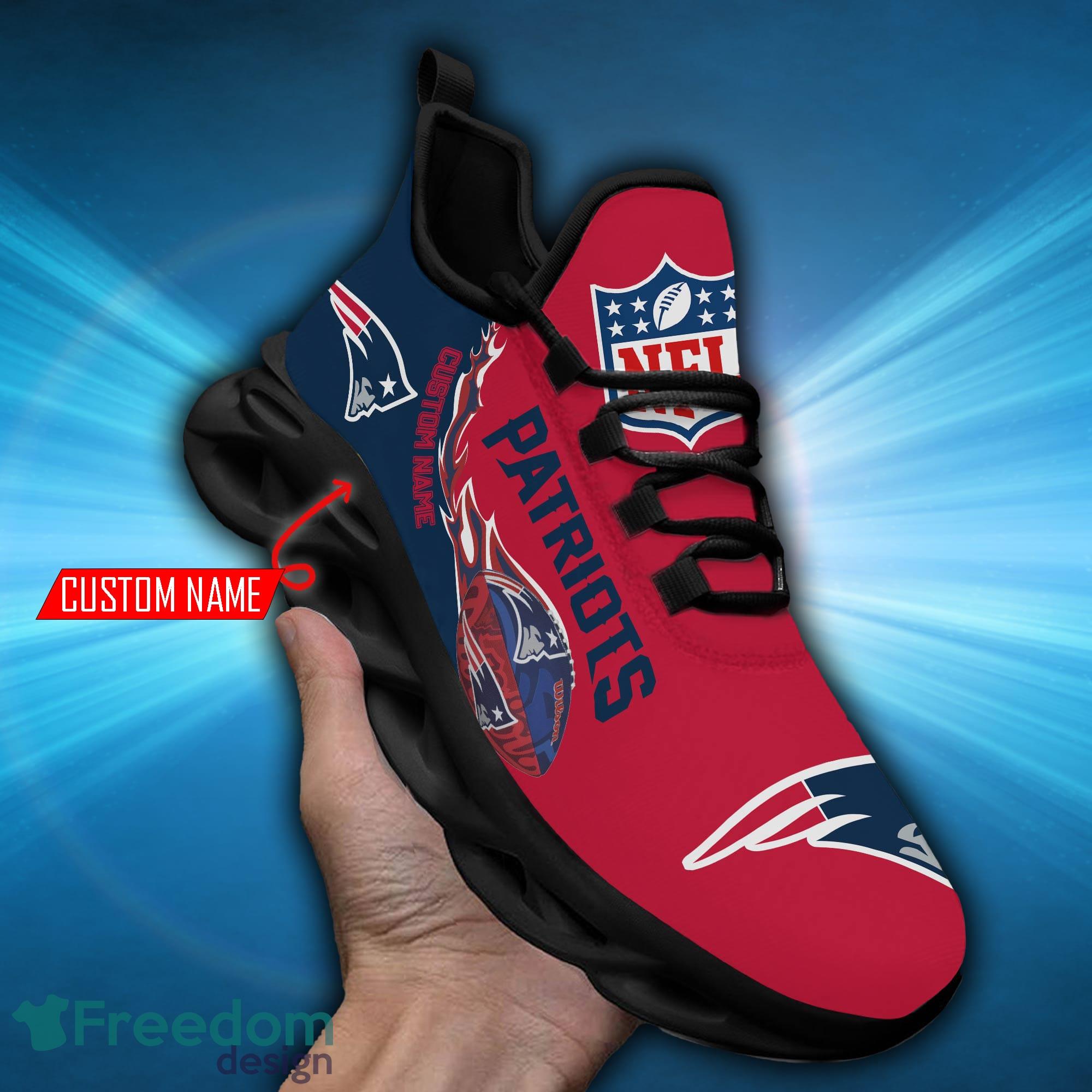 Limited Edition] NFL New England Patriots Custom Nike Air Force Sneakers