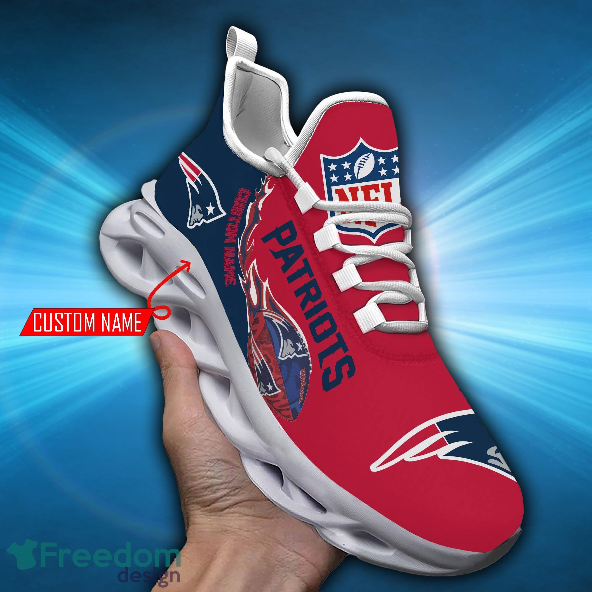 New England Patriots Ultra Cool Max Soul Shoes For Men And Women